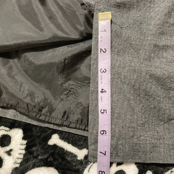 SMART SET Vintage dark grey pinup girl style pencil skirt ~ Y2K goth XS SMALL - Picture 10 of 13